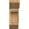 Ekena Millwork Merced Slat Rough Sawn Bracket w/ Offset Brace, Western Red Cedar, 8"W x 20"D x 24"H BKT0806X20X24MRC06RWR - alternate 2